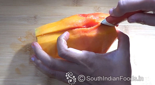 Cut into half