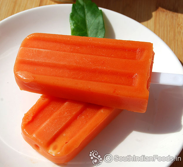 Papaya Paletas