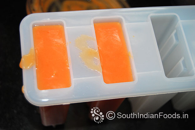 Pour into popsicle mold