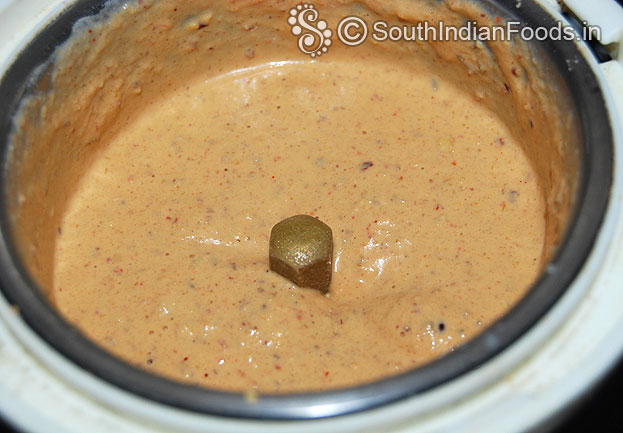 Ground peanut paste ready