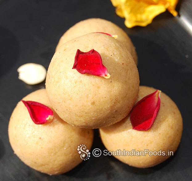 Instant peanut laddu