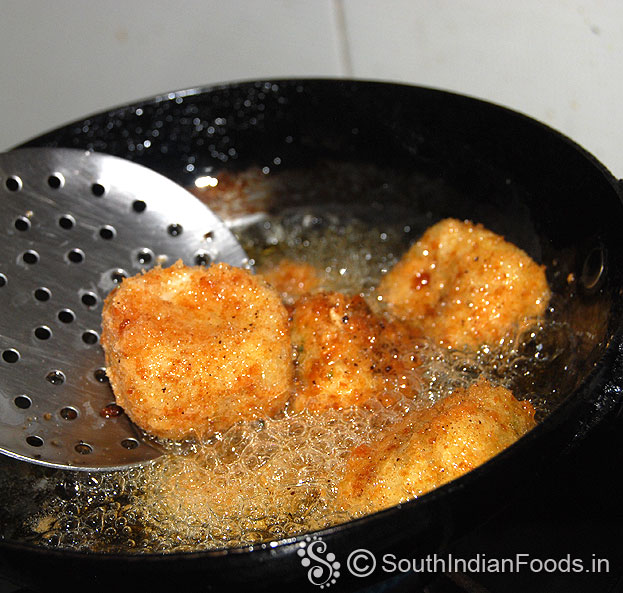 Deep fry till crisp and golden brown