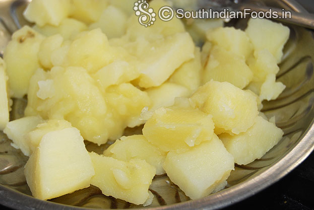 Let it cool then mash well