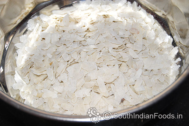 Take 1/4 cup poha