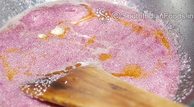 When boiling add ghee