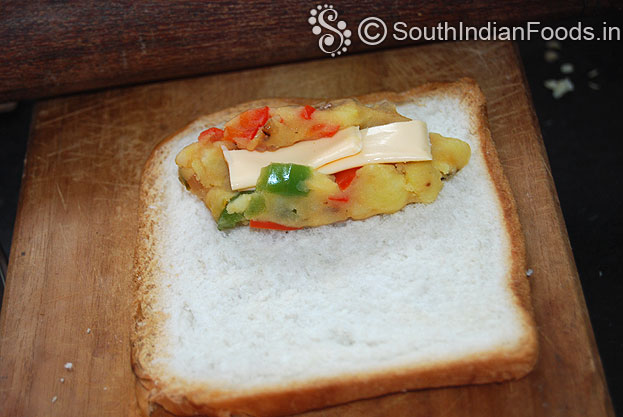 Place cheese slice