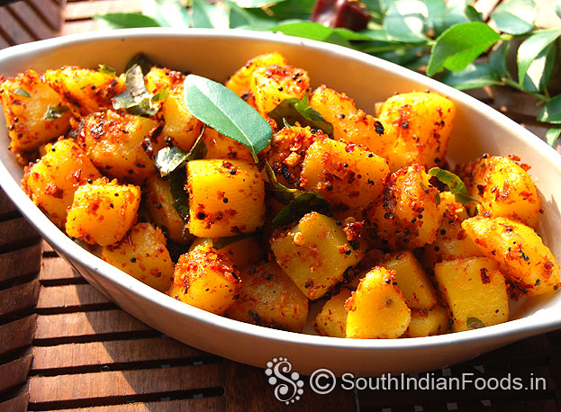 Aloo chilli stir fry