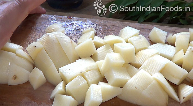 Cut into cubes