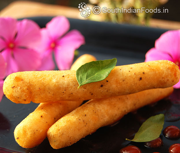 Homemade potato fingers