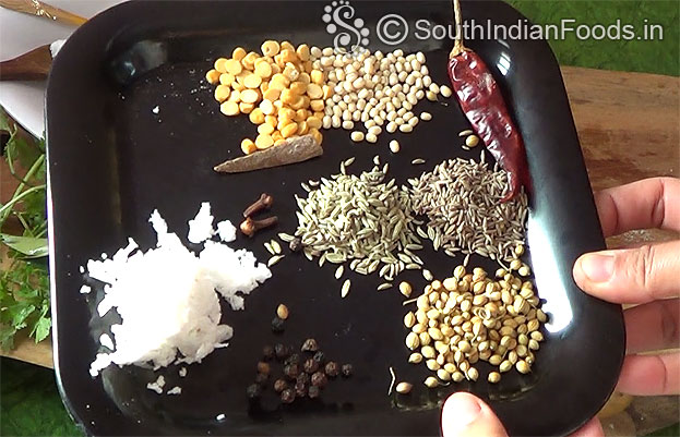 Spices for roasting & grinding