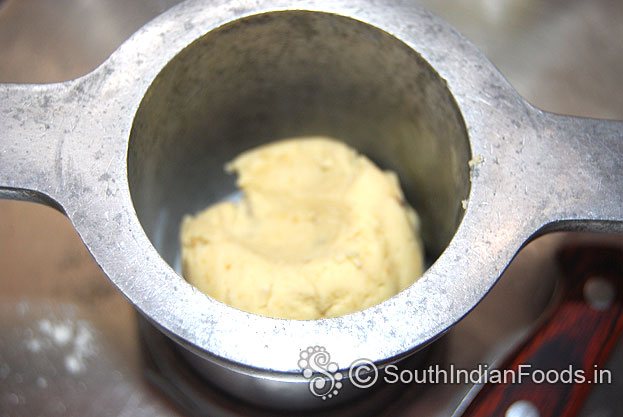 Place 1 handful dough