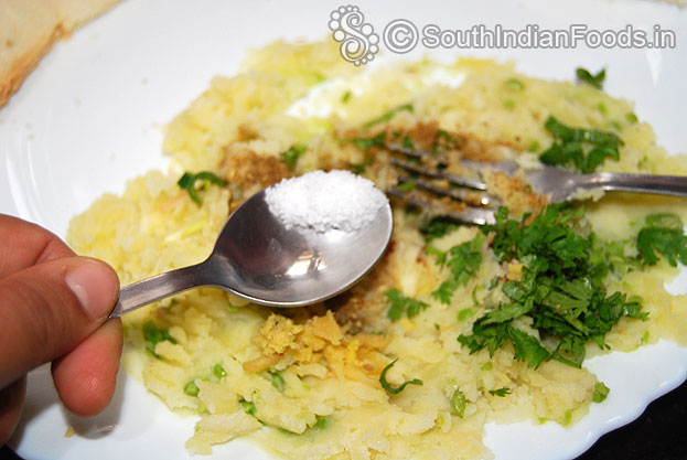Add salt mix well