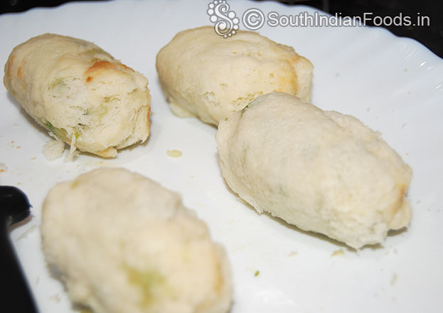 Bread potato stuffing ready