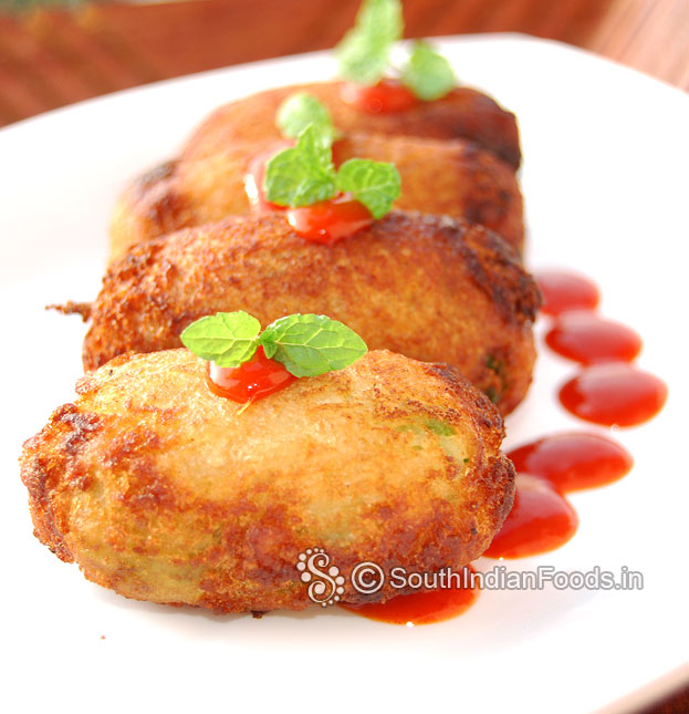 Potato stuffed bread vada