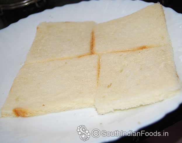 Bread slices ready