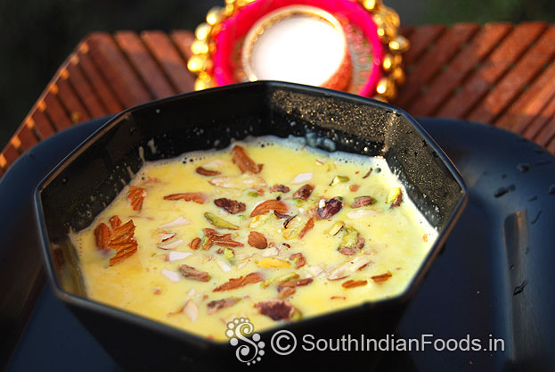 Cut off heat, remove malai from the pan