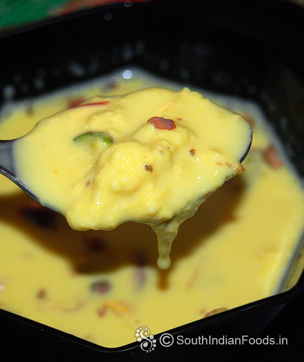 Rabri with malai