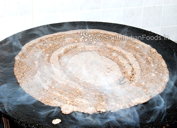 Soaked dried corn kernals, rice & urad dal