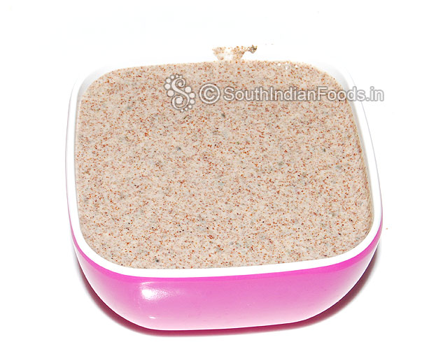 Ragi flour dosa batter[fermented]