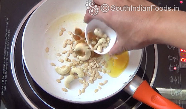 Add cashews, pumpkin seeds