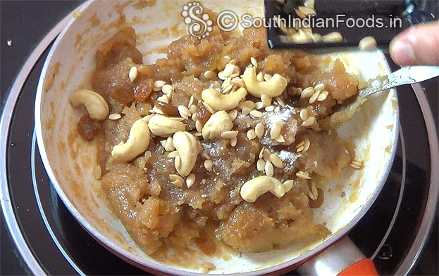 Add roasted nuts
