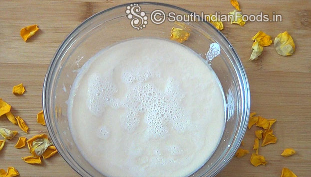 Ragi milk ready