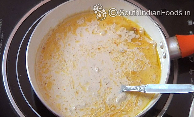 Stir well till it thickens