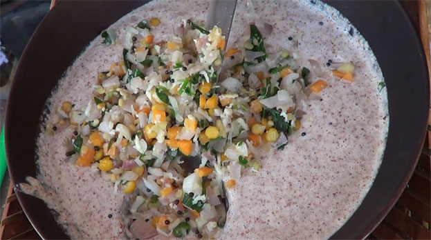 Add seasoned ingredients