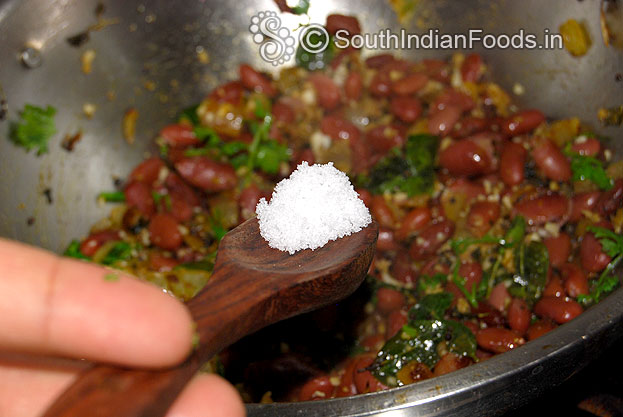Add salt mix well