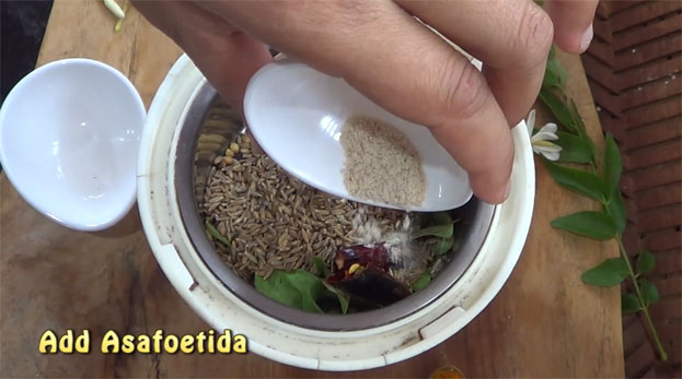 Add asafoetida