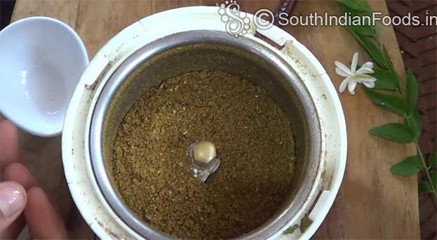 Rasam powder ready