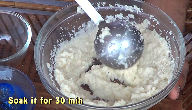 Soak it for 30 min
