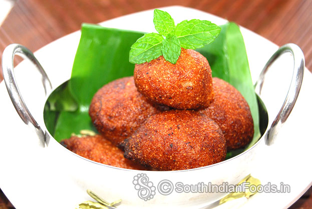 Rava appam ready, serve hot with tea