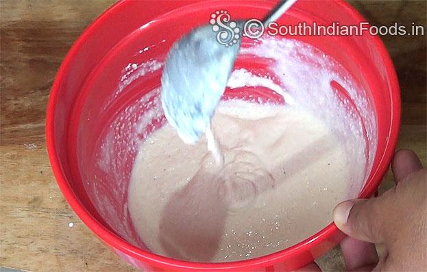 Rava batter ready,cover lid, leave it for 30 min to 1 hour