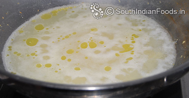 Add enough water and ghee let it boil