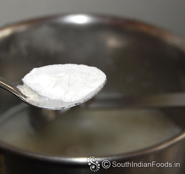 Add corn flour