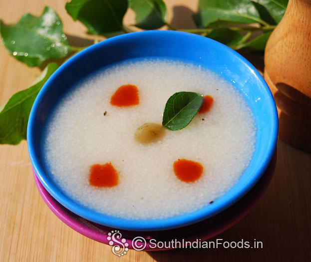 Semolina porridge