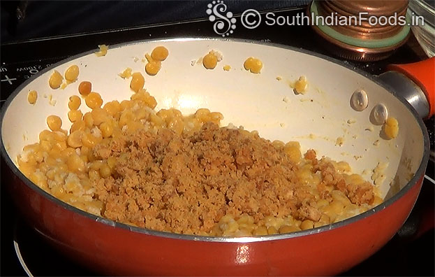Add jaggery cook till it thickens