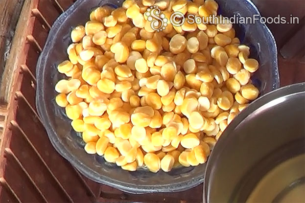 Soaked chana dal