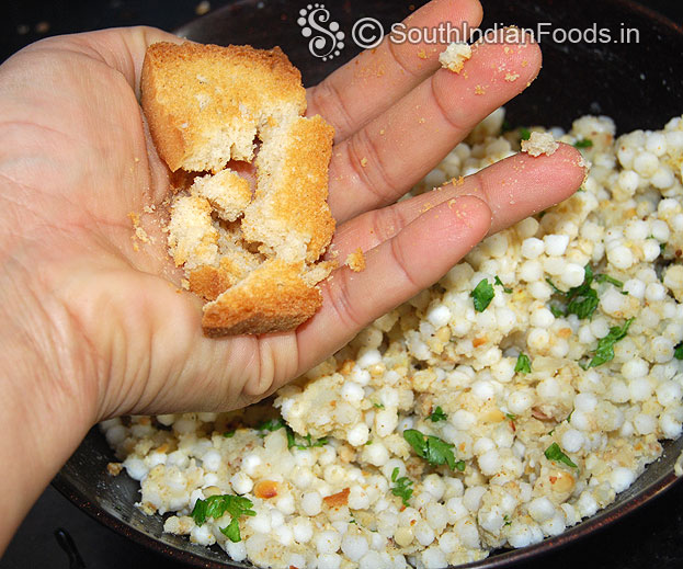 Add bread crumbs [if you dont have bread crumbs, you can add rusk]