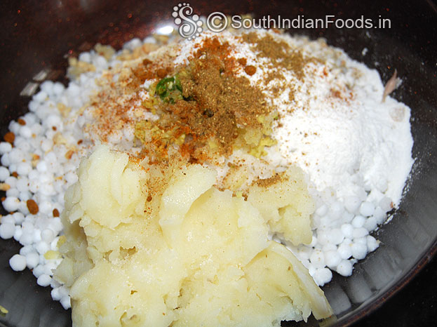 Add red chilli powder, garam masala