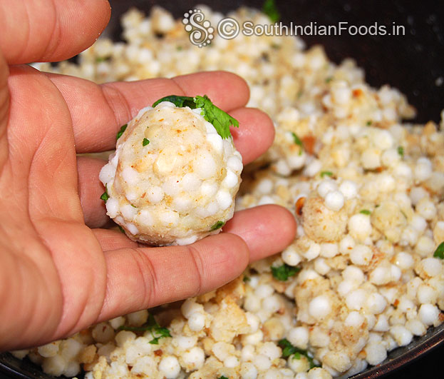 Make balls out off the mixture