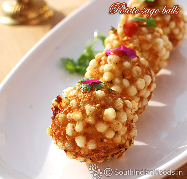 Tapioca potato bites
