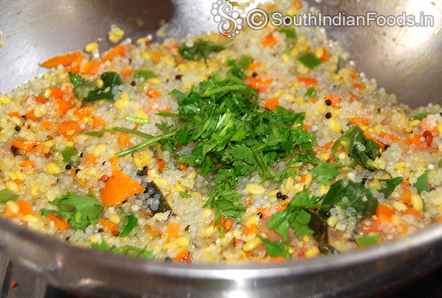 Add coriander leaves