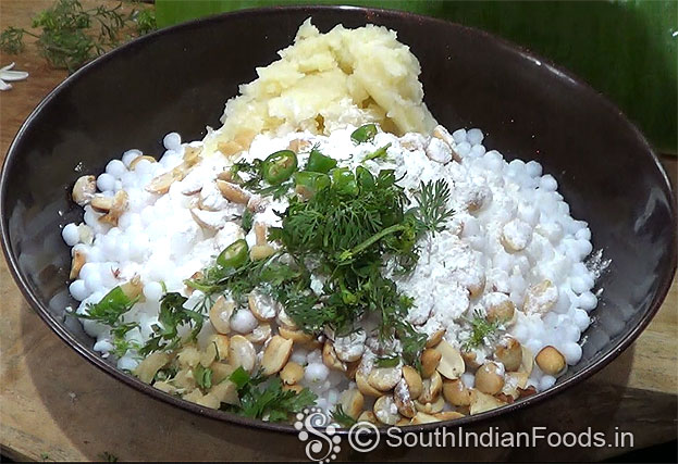 Add green chilli & ginger