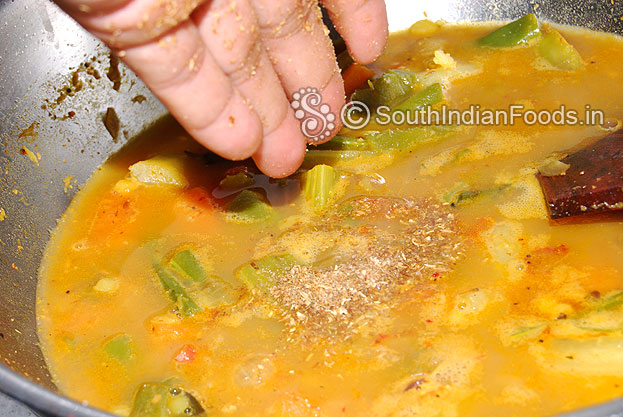 Add cumin & coriander powder