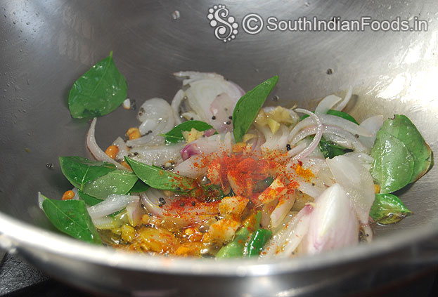 Add tomato saute well