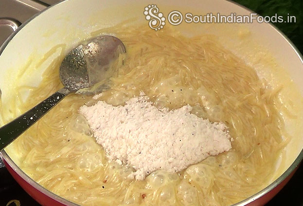 Add sugar cardamom powder