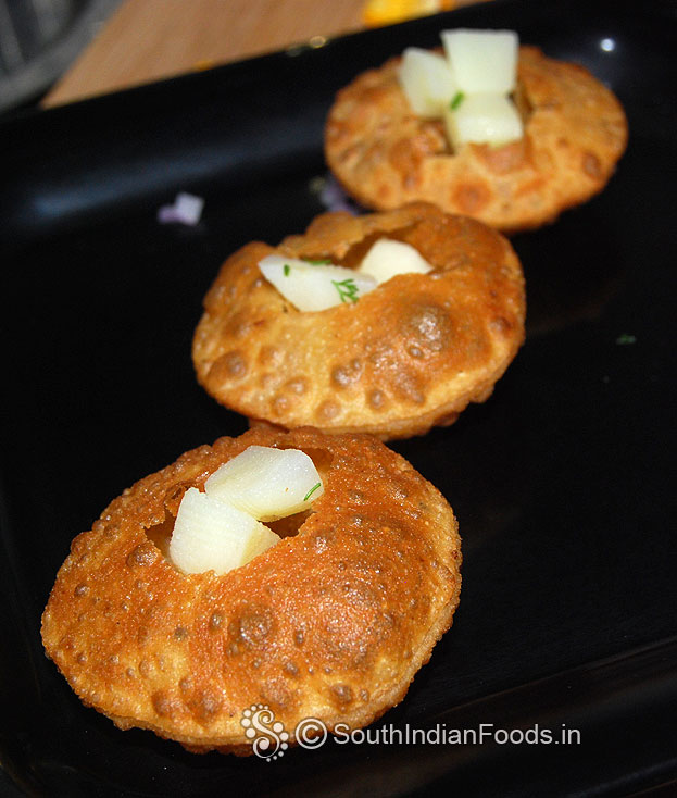 Place puri, potato