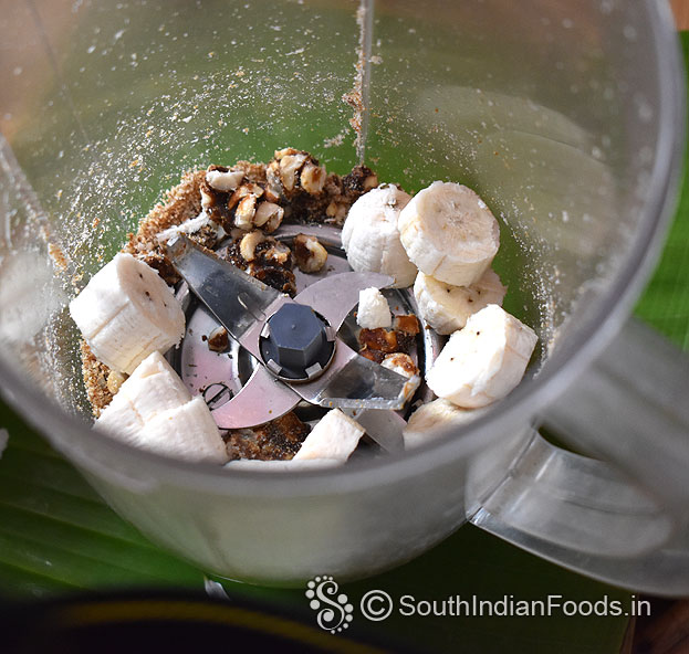 Add banana or frozen banana